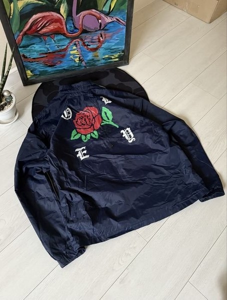 Men Obey Propaganda Jacket Black Nylon 38