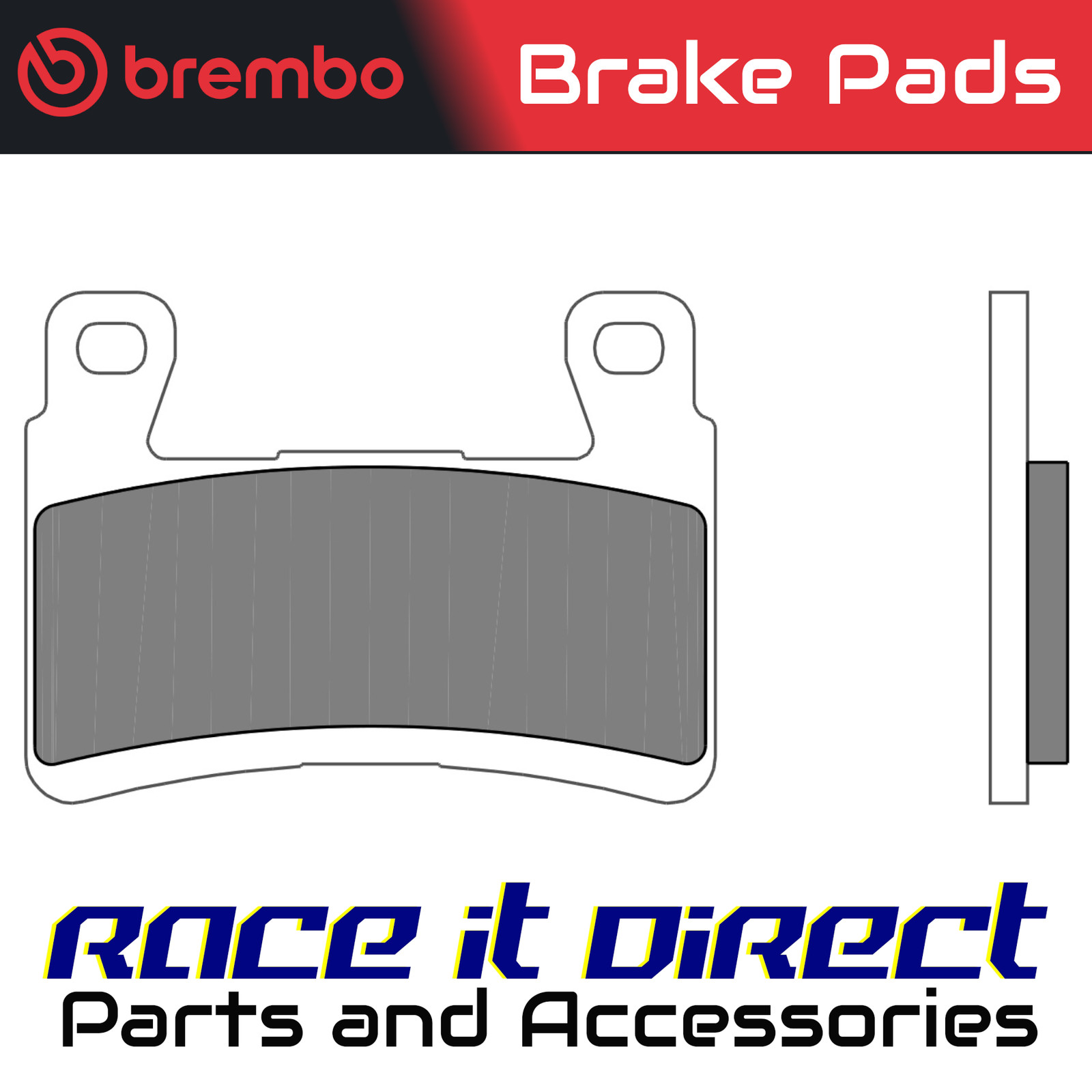 Front Brembo SC Brake Pads for Kawasaki ZX-6R ABS 636 2013 > 2015 - Image 6
