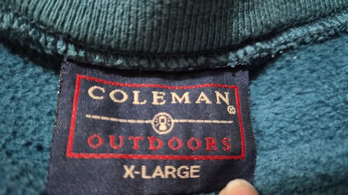 Vintage Red Lodge Sweatshirt Herren X Large Coleman Outdoor Rundhalsausschnitt 90er Vintage XLG - Bild 11 von 13