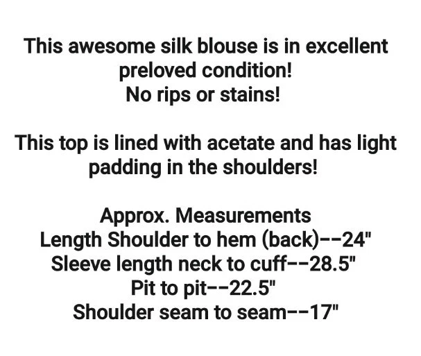 Blusa Top Silkland 14 100% Seda Negra Bordada Peces Tropicales Mangas 3/4 Foto 2 de 4