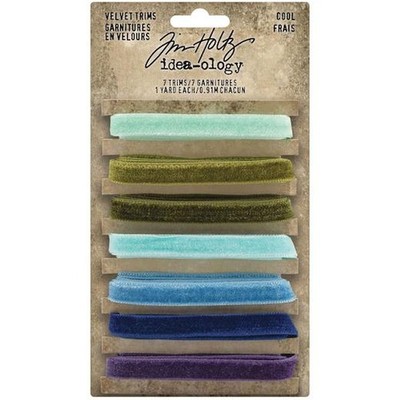 Tim Holtz Idea-ology Samtborten 7 Stück
