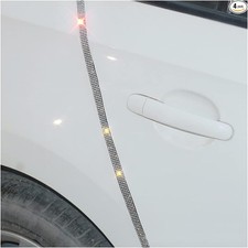4PCS Car Door Edge Guards Protector, Auto Side Door Anti-Collision Crash White