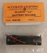 Avcurate Lighting Item 144-130 Plastic "AA" Battery Holder