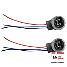 3157 Car Wire Harness Pigtail Socket, Waterproof Universal LED and 2PCS