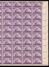 MINT SHEET of 50 - #898 3c Coronado Expedition - XF og NH -- GEM!
