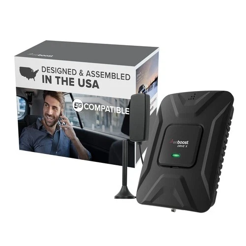 weBoost Drive X - Vehicle Cell Phone Signal Booster | 5G & 4G LTE (model 475021)