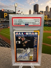 2025 Topps Paul Skenes 1990 All-Star Autographed Gold /50