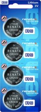 CR2430 Batteries - 3V Lithium Coin Cell 2430 Battery 4 Count 