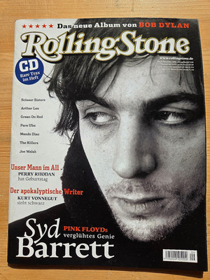 Pink Floyd: Syd Barrett, Joe Walsh - Rolling Stone Magazin Nr. 9 September 2006