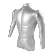 1 Stck Mann Halbk?rper mit Arm aufblasbare Schaufensterpuppe Attrappe Torso M