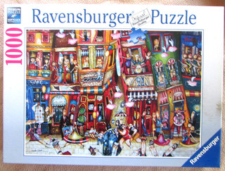 A 1000 PIECE JIGSAW PUZZLE BY RAVENSBURGER WHEN PIGS FLY