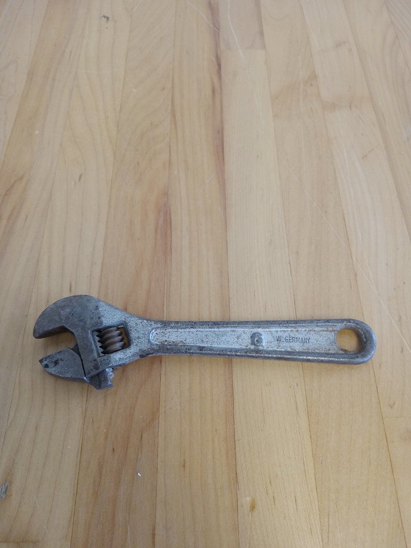 Vintage west Germany 6” Adjustable Wrench w.germany.