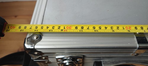 Aluminium Flight Case - 37x29x15cm - Foam Inserts - 2 Keys - Shoulder Strap - Picture 16 of 18