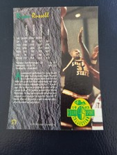 Bryon Russell  California State Univ Rookie 1993 Classic Games BLANK FRONT ERROR