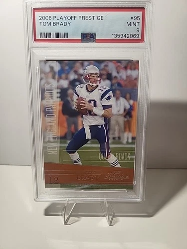 PSA 9 2006 Playoff Prestige - Tom Brady #95