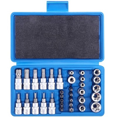 Torx Steckschlüssel Set E4 E20 T10 T60 Chrom-vanadium