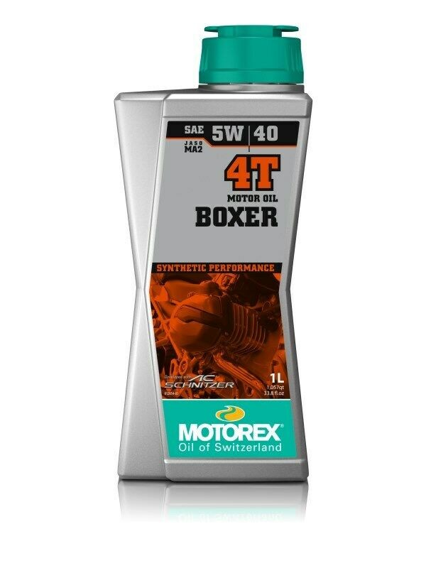 Motorex Boxer 4T 5W40 Synthetic High-Performance Engine Oil 1 Liter Bottle