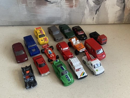 Large X16 Vintage 1960-70s Corgi Diecast Vehicles Joblot Bundle Playworn Used