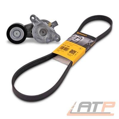 RIEMENSPANNER +CONTI KEILRIPPENRIEMEN FÜR AUDI A3 VW GOLF 5 TOURAN 1.9 2.0 TDI