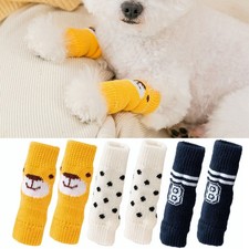 Knitted Pet Leg Warmers Joint Socks For Small Medium Dogs Cats Protection Warm