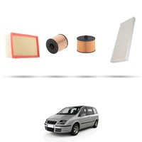 Hoffcar Set Service - 4 Filter FüR Fiat Ulysse II 2.0 Multijet 100Kw Von 2006