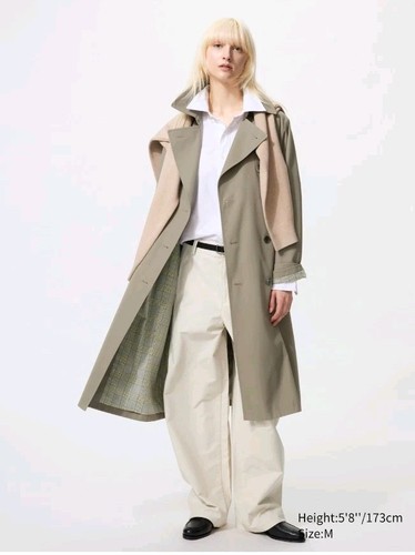 Uniqlo women's Trench Coat Beige M