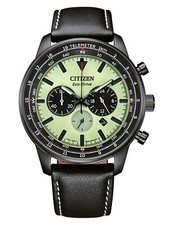 Citizen CA4505-21X Herrenuhr Lederarmband Eco Drive schwarz