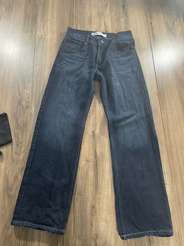 Boys Levi’s 505 Jeans Straight Fit sz 14 Reg With Two Shirts - Picture 2 of 13