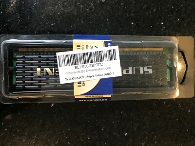 Super Talent 1GB DDR3 1333MHz CL9 240 Pin Memory