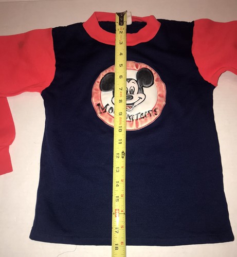 Vtg 1960s-70s Children’s Disney Mickey Mouse Mouseketeers Sweatshirt sz S - Picture 9 of 11
