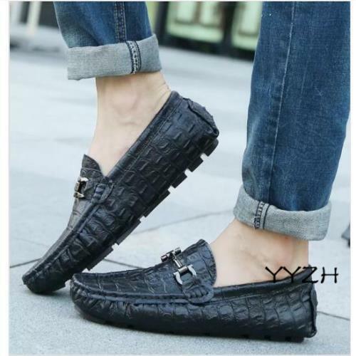Menapos;s Fashion Driving Moccasin Rapid rise Year-end gift Casual alligat Loafers Shoes
