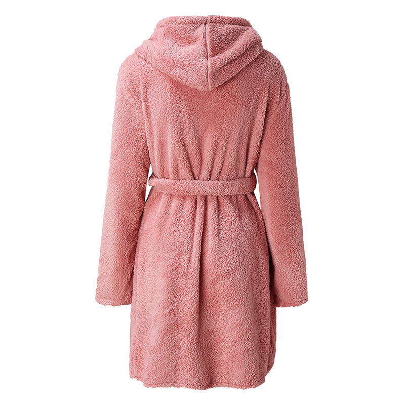 Ladies Shawl Towel Dressing Bathrobe Women Towelling Luxury Robe Soft