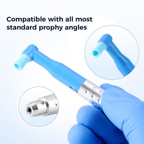 Dental Hygiene Prophy Handpiece 4:1 Reduction+Air Motor 4 Hole 360° Swivel US - Picture 24 of 24
