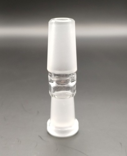 10mm Female - 14mm Male Size Conversion Glass Ground Joint Attachment Adapter - Picture 3 of 4