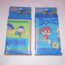 Set of 2 Rugrats Wall Paper Border Boys Kids Room Decor Sports Soccer Basketball
