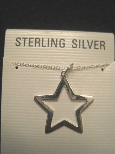 Collar Marsala STAR Plata de Ley 925 18" Largo Nuevo con Etiqueta - Imagen 2 de 2