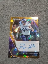 paddy fisher 2021 prizm draft rookie auto orange ice panthers northwestern #PAD