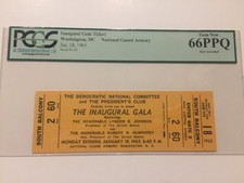1965 President Lyndon Johnson Inaugural Gala Inauguration Ticket PCGS 66PPQ LBJ