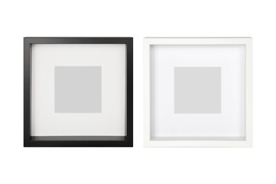 IKEA ''SANNAHED'' Bilderrahmen 25 x 25 cm oder 35 x 35 cm, weiß oder schwarz