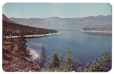 LAKE CHELAN Columbia River Cascade Mountains Beautiful WASHINGTON Postcard WA