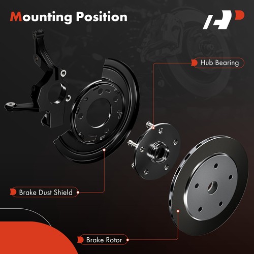 A-Premium 2x Brake Dust Shield Front for Audi A3 2015-2020 A3 Quattro VW Passat - Picture 2 of 9