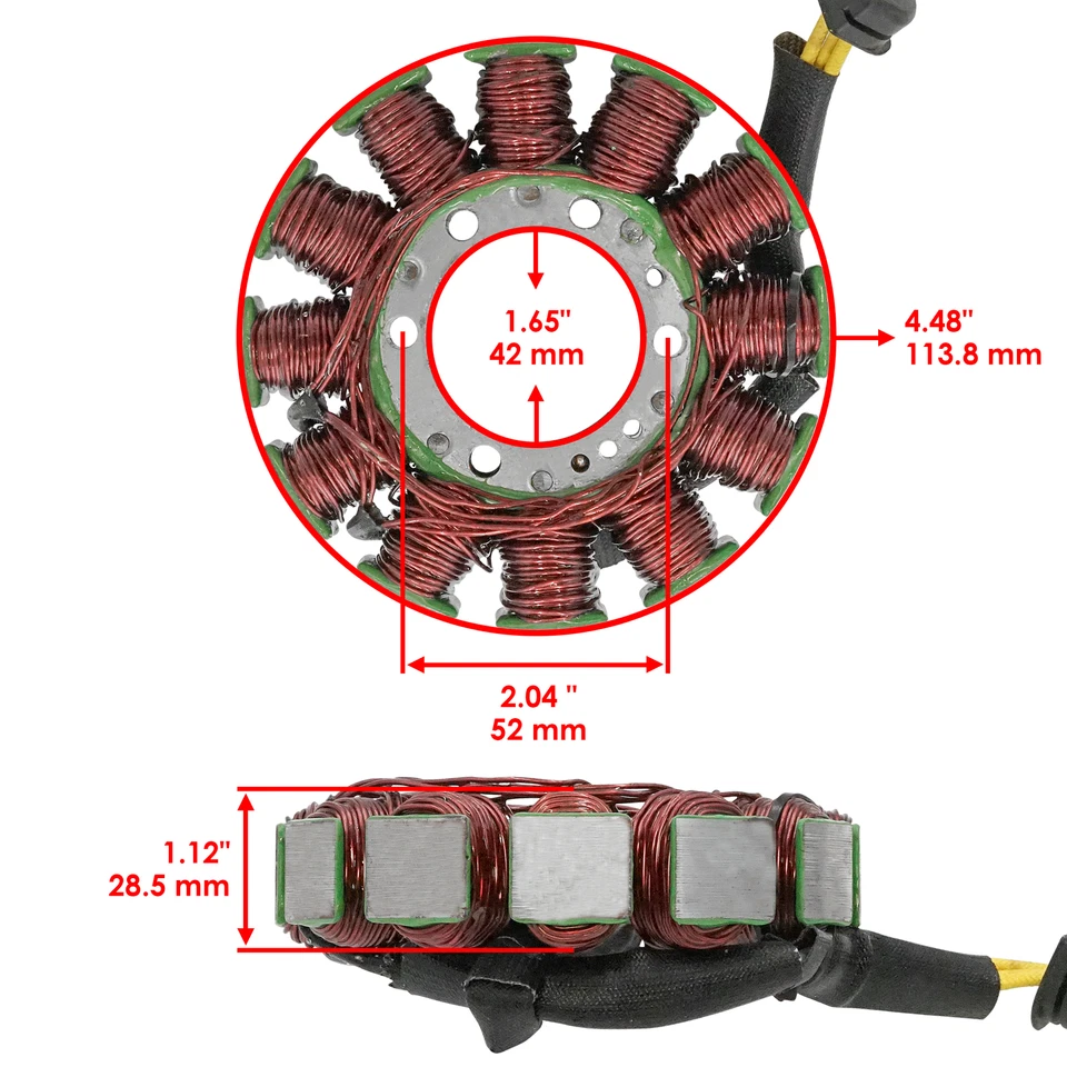 Junta de estator para Ski-Doo Mxz X 1200 2009-2015/Mxz 1200 Tnt Renegade 2009-2015 Foto 2 de 4