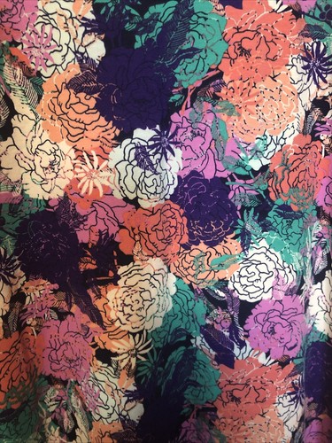 Lularoe Perfect T Size Small, Gorgeous Multicolor Floral New With Tags NWT