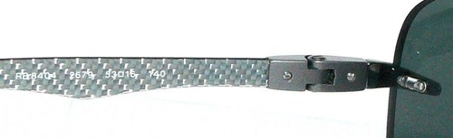 OCCHIALI DA SOLE RAY BAN VERDE GRIGIO CARBONIO RB 8404 SENZA BORDI LIGHT 8304 TECH 8303 - Foto 7 di 7