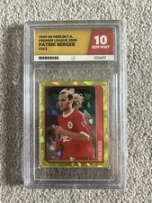 Patrik Berger Ace 10 Merlin 1999/2000 sticker Liverpool fc premier league 99/00