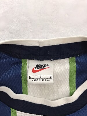 Vintage 90s Nike Tampa Bay Mutiny MLS Authentic Soccer Jersey Nike