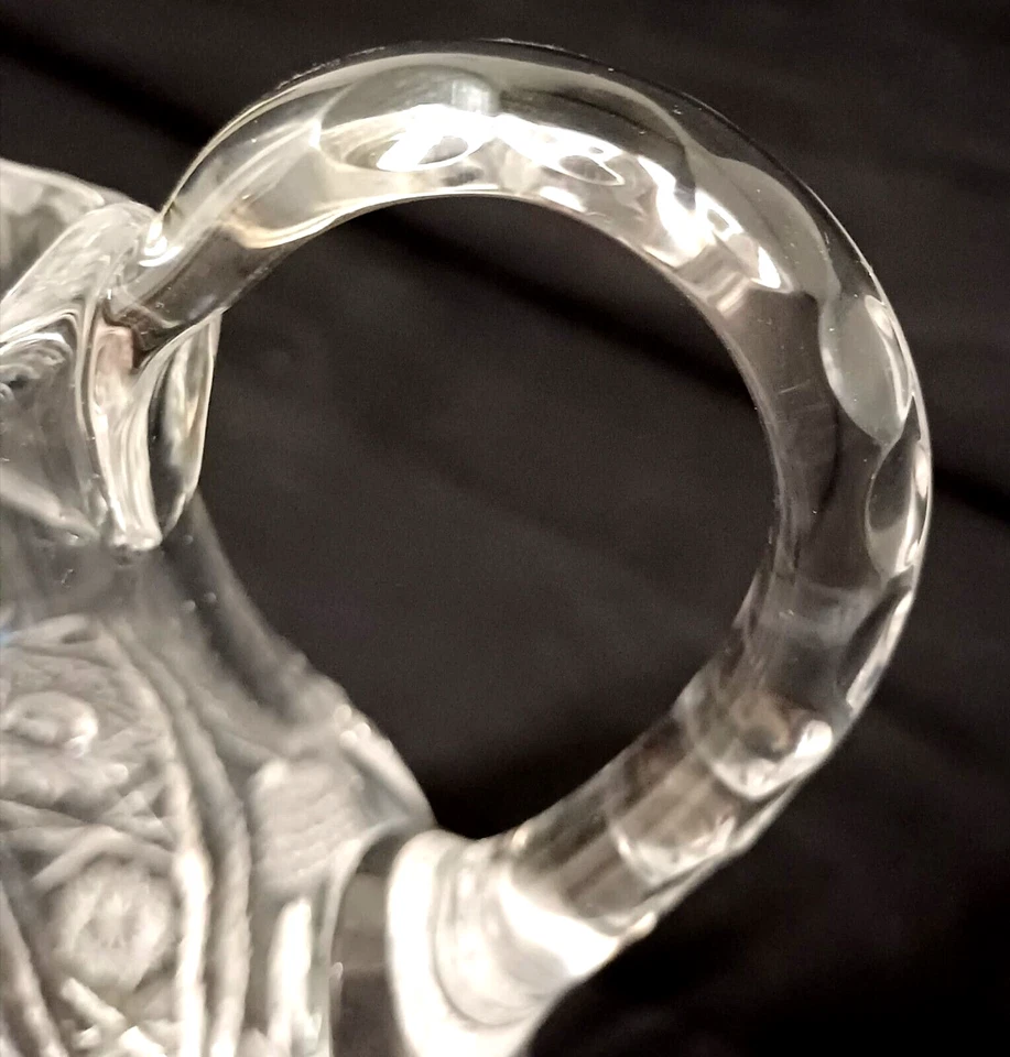 Kristall-Karaffe BOHEMIA H/D: 16,5 x 15 cm Gewicht 742 Gramm - Bild 3 von 4