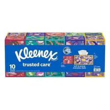 Kleenex Trusted Care Facial Tissue, 2-ply, 230-count, 10 pack X Free Shipping!