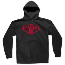 Authentic BEASTIE BOYS Red Ink Logo Slim-Fit Pullover Hoodie M NEW