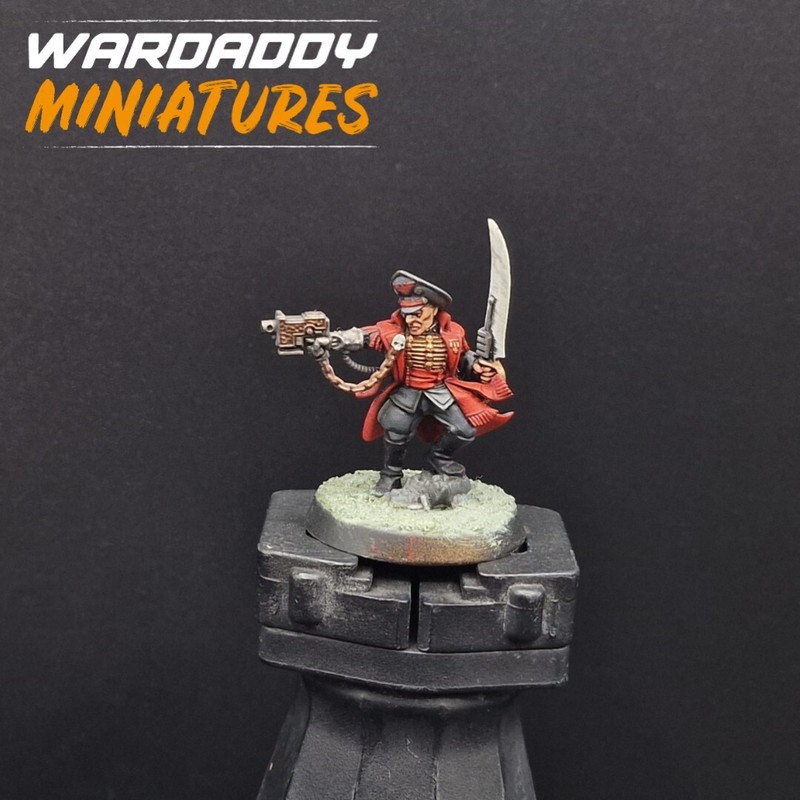 Pro Painted Warhammer 40k Officer Perfectus Commissar Games Workshop